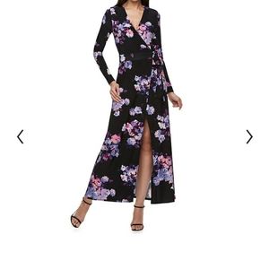 Jennifer lopez maxi wrap dress, Size Small